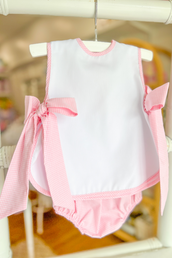 Charlotte Bloomer Set in Light Pink