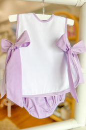 Charlotte Bloomer Set in Lavender