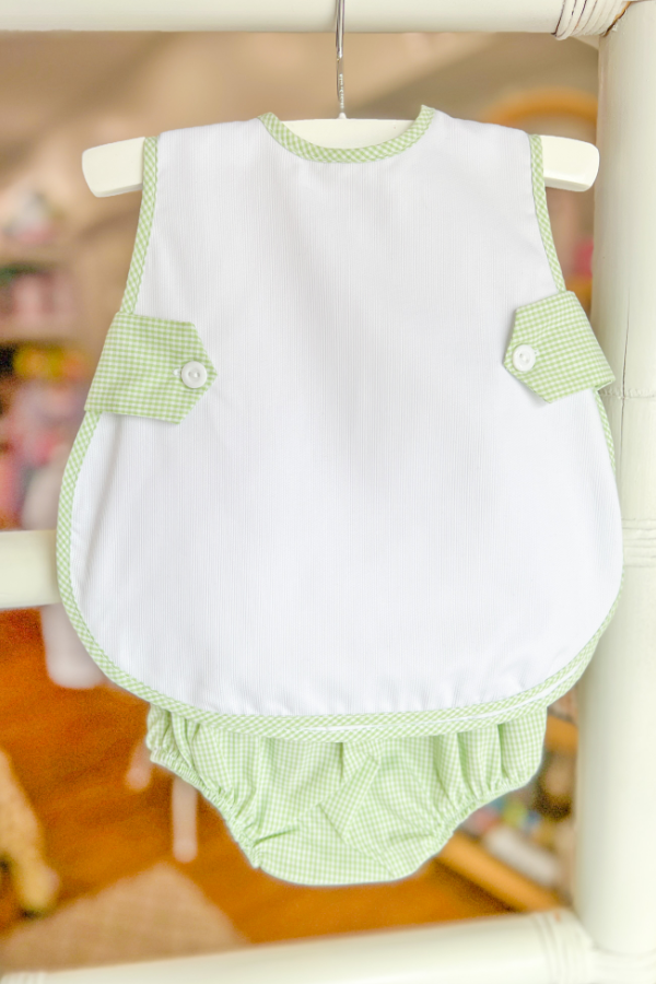 Champ Diaper Set in Green