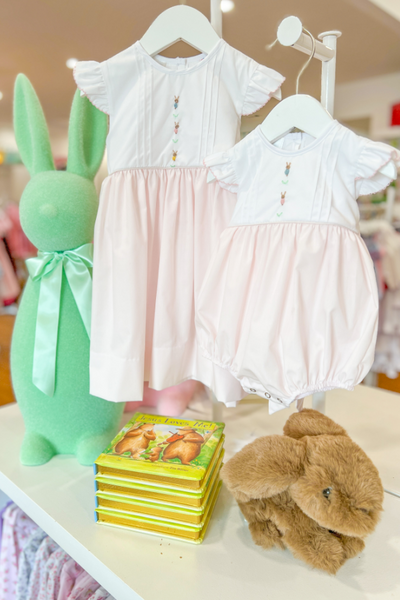 Bunny Embroidered Dress