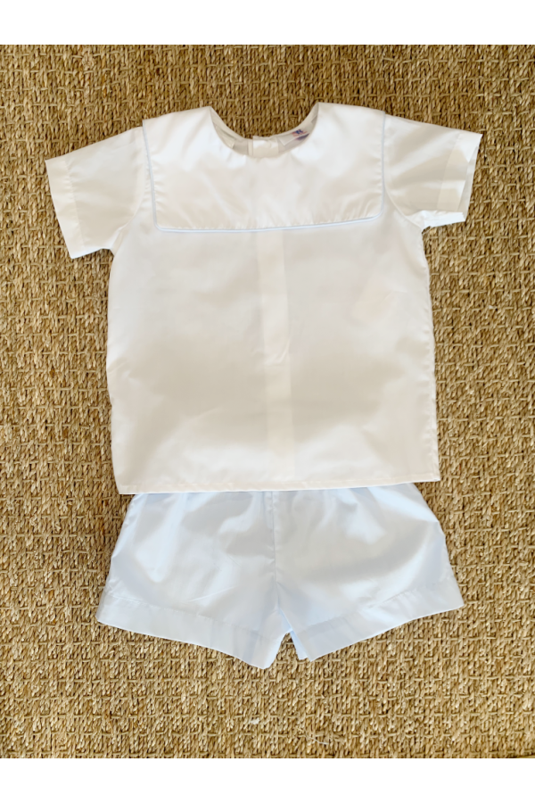 Boy Short Set in Light Blue