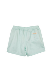 Sheffield Shorts Sea Island Seafoam with Worth Avenue White