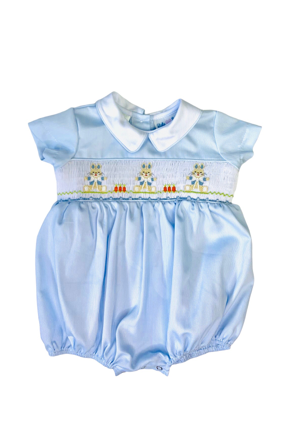 Noah Bunny Smocked Bubble