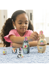 Bunny Wooden Nesting Set