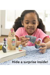 Bunny Wooden Nesting Set