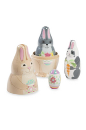 Bunny Wooden Nesting Set