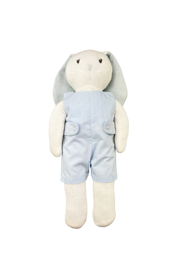 Bunny Doll with Blue Romper