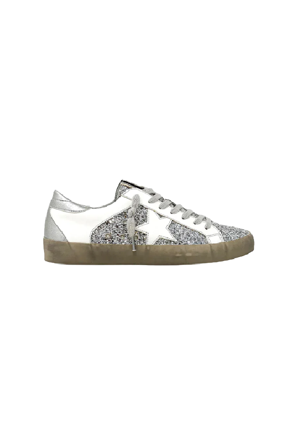 Paris Silver Sparkle Sneaker