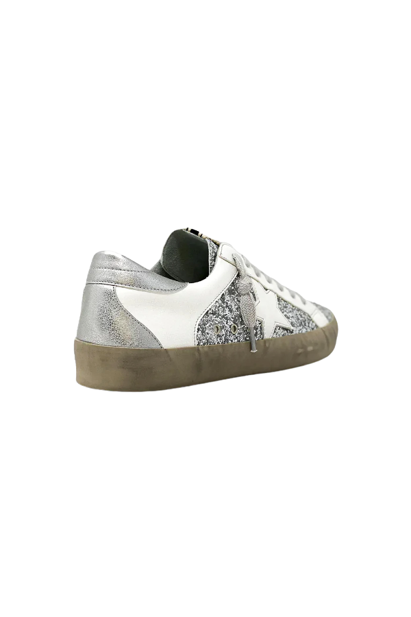 Paris Silver Sparkle Sneaker