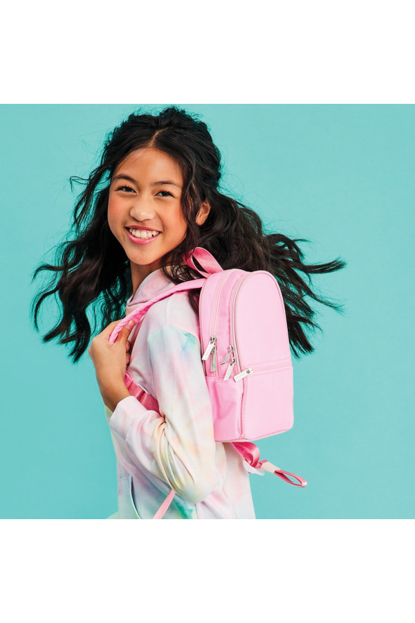 Pink Nylon Mini Backpack – The Frilly Frog