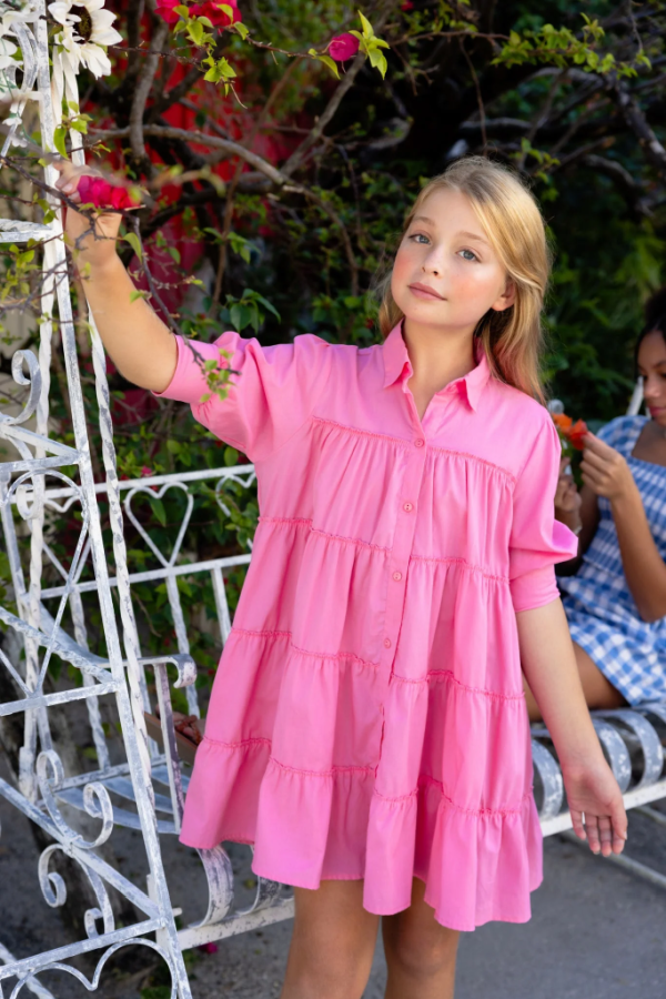 Lola Mini Dress in Precious Pink