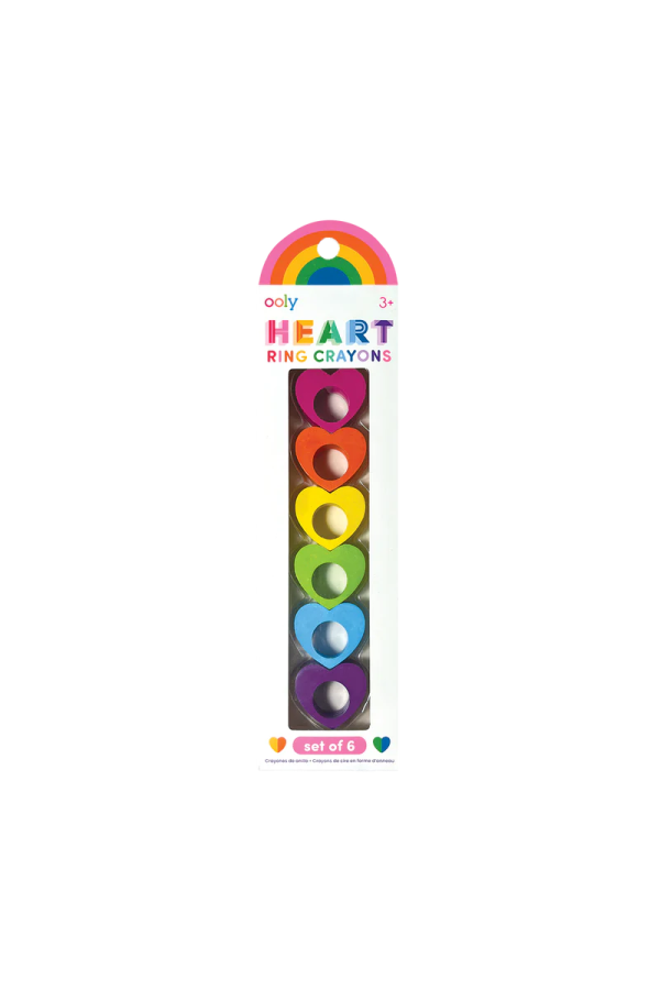 Heart Ring Crayons Set