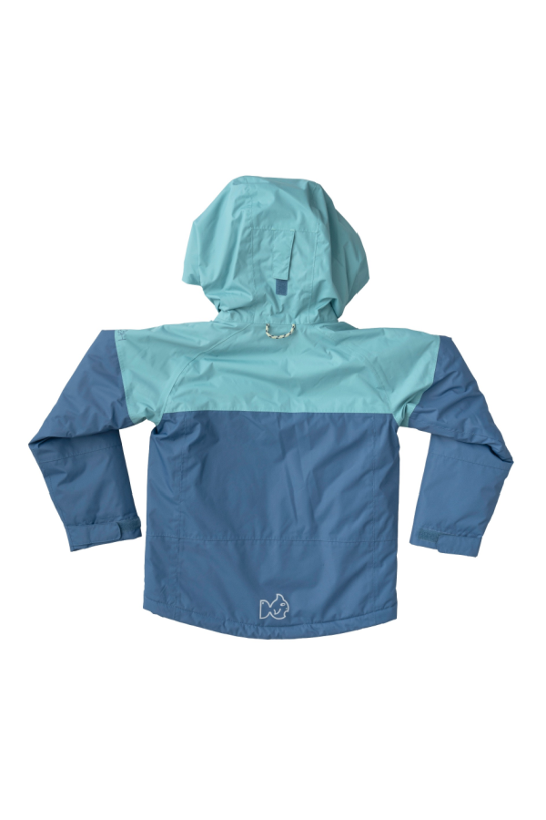 Pro Ski Jacket in Nile Blue and Moonlight Blue Colorblock
