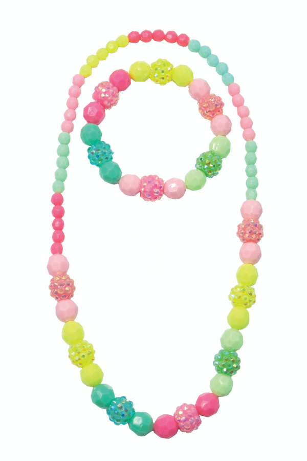 Vividly Vibrant Necklace and Bracelet Set
