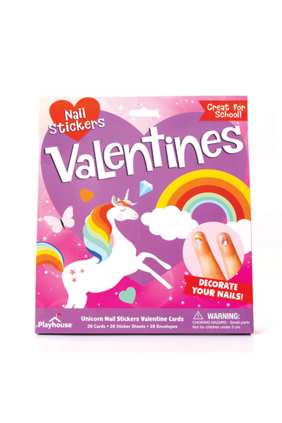 Unicorn Nail Sticker Valentine