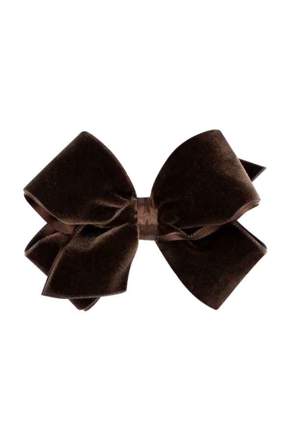 Velvet Hair Bow -  Small King