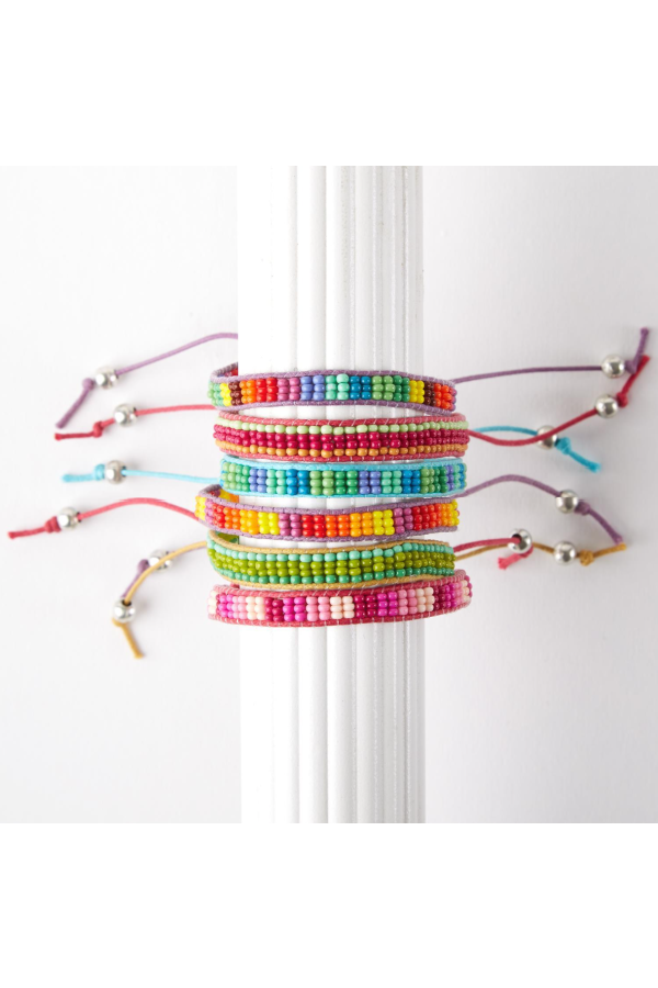 Stripes Colorful Adjustable Bracelet