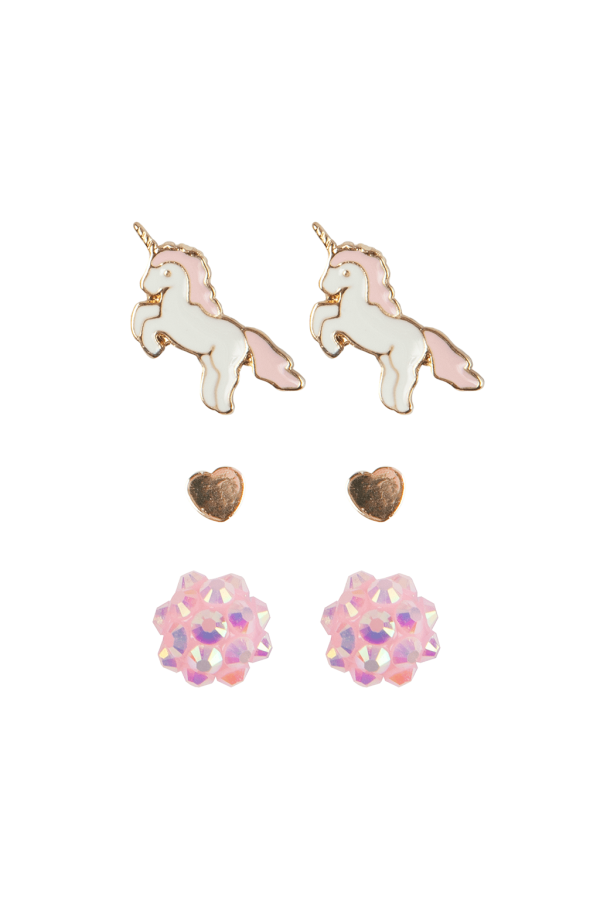 Boutique Unicorn Studded Earring Set
