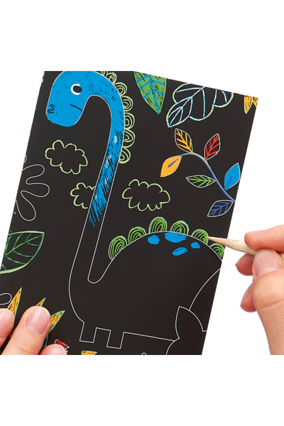 Mini Scratch and Scribble Art Kit: Dino Days