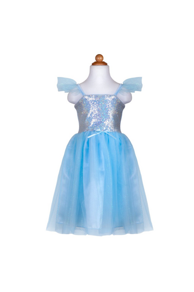 Sequins Princess Dress - Blue