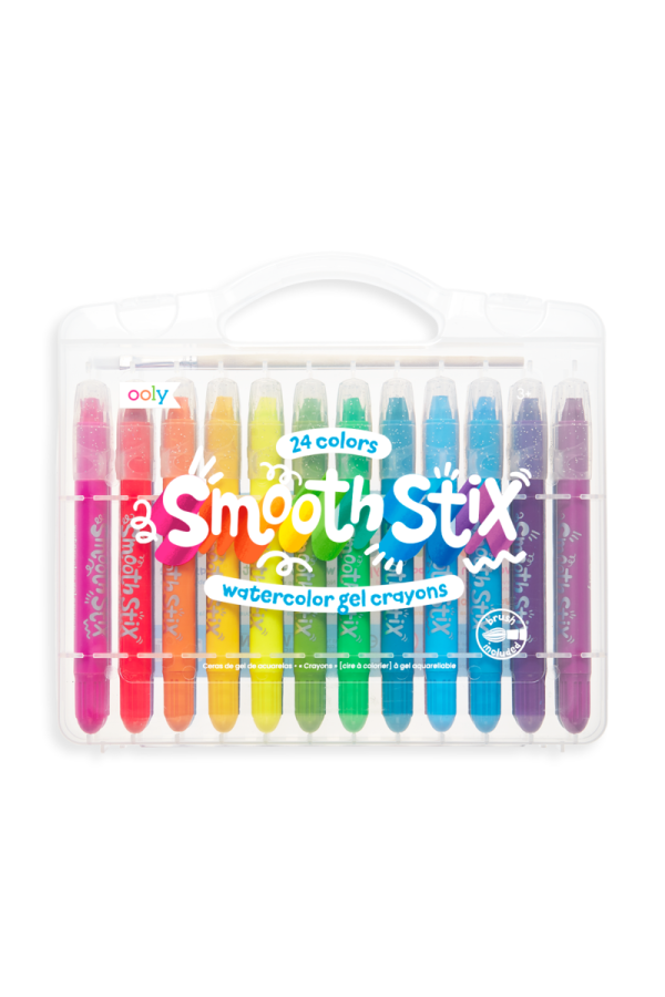 Smooth Stix Watercolor Gel Crayons - 24 Piece Set