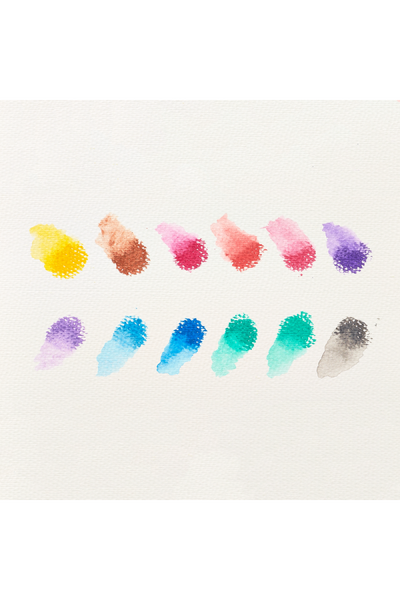 Rainbow Sparkle Watercolor Gel Crayon - Set of 12