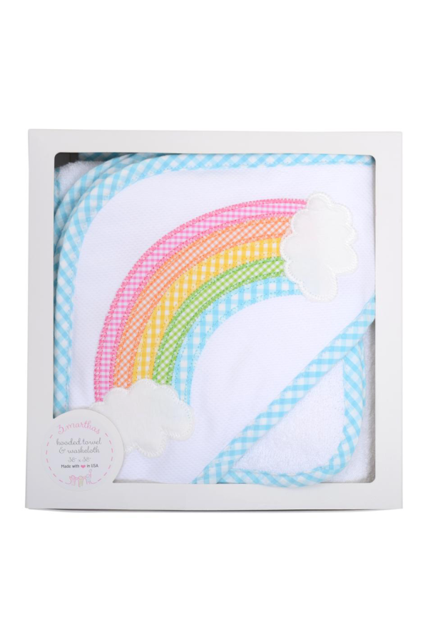 Rainbow Boxed Towel and Washcloth Set