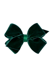 Velvet Hair Bow -  Small King