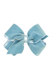 Velvet Hair Bow -  Small King