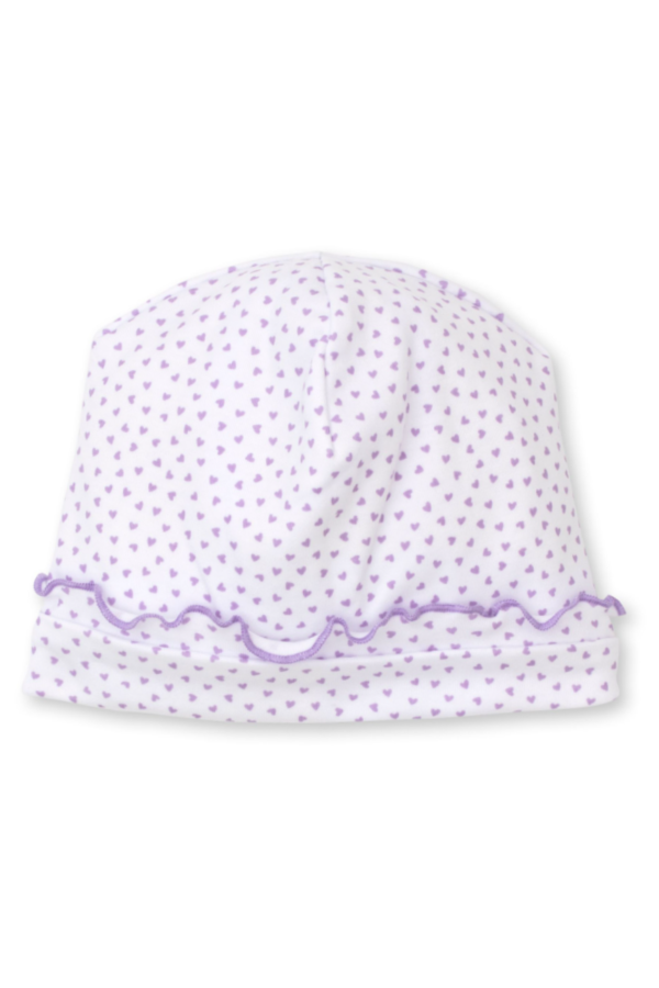 Petite Paradise Heart Print Lilac Hat