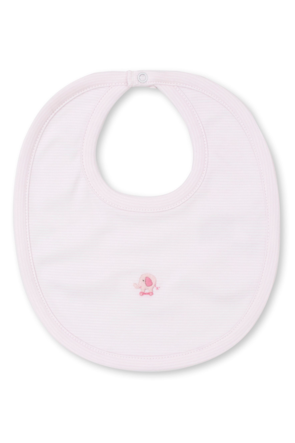 Jungle Joy Hand Embroidered Bib - Pink