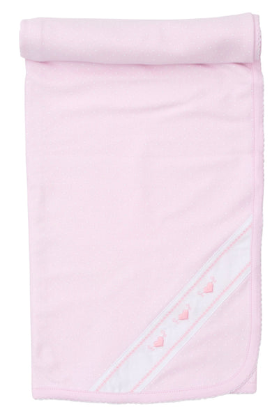 Classic Treasures Dot Print Blanket - Pink