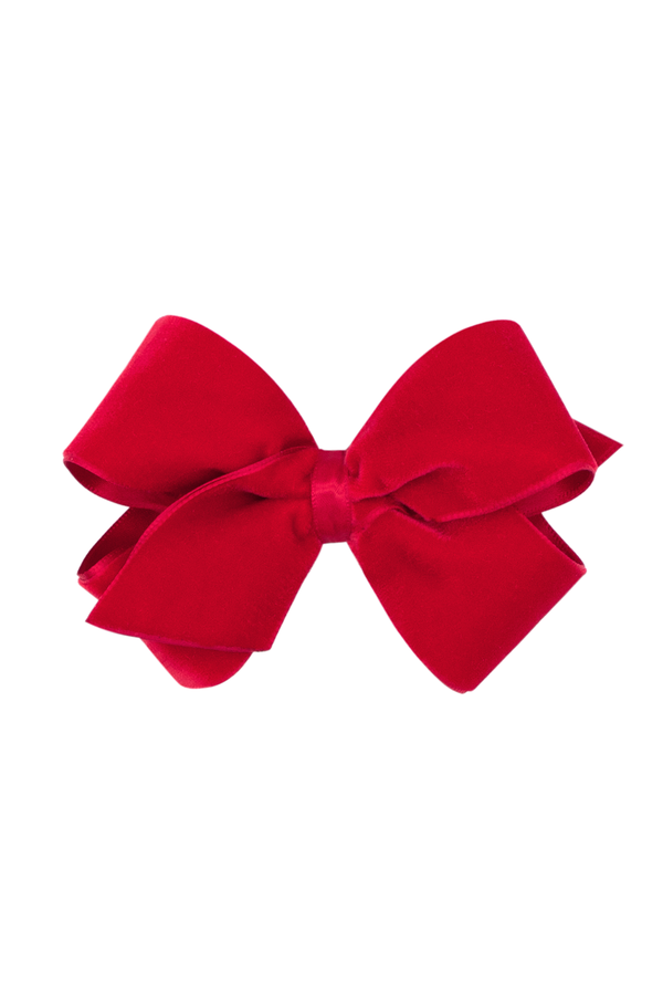 Velvet Hair Bow -  Small