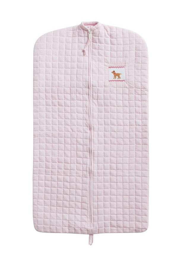 Pink Lab Quilted Luggage