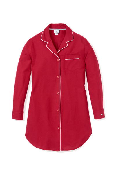 Women's Nightshirt Red Flannel