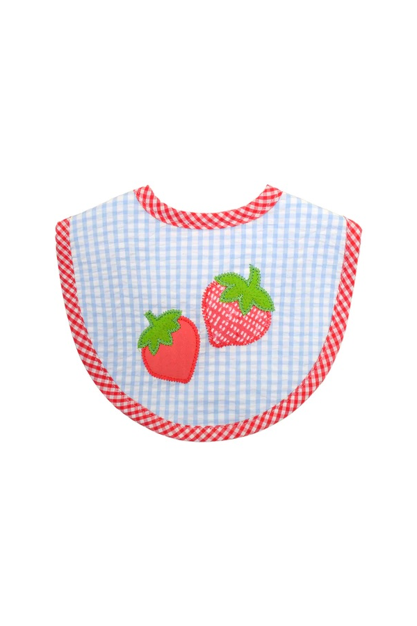 Strawberry Applique Medium Bib