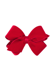 Velvet Hair Bow -  Medium