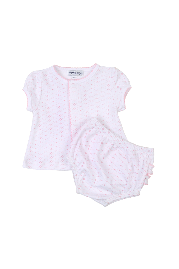 Spring Riley and Ryan Diaper Set - Pink