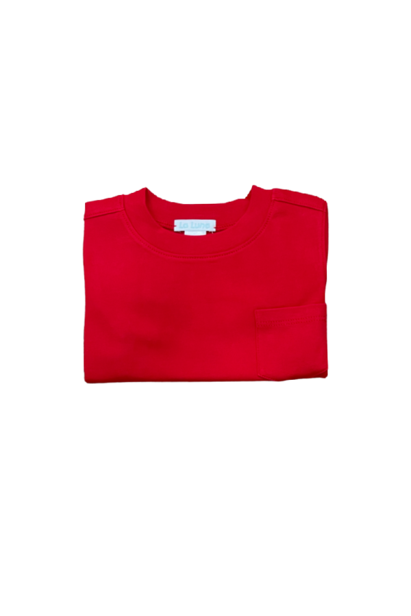 Boys Pima Pocket Tee - Short Sleeve