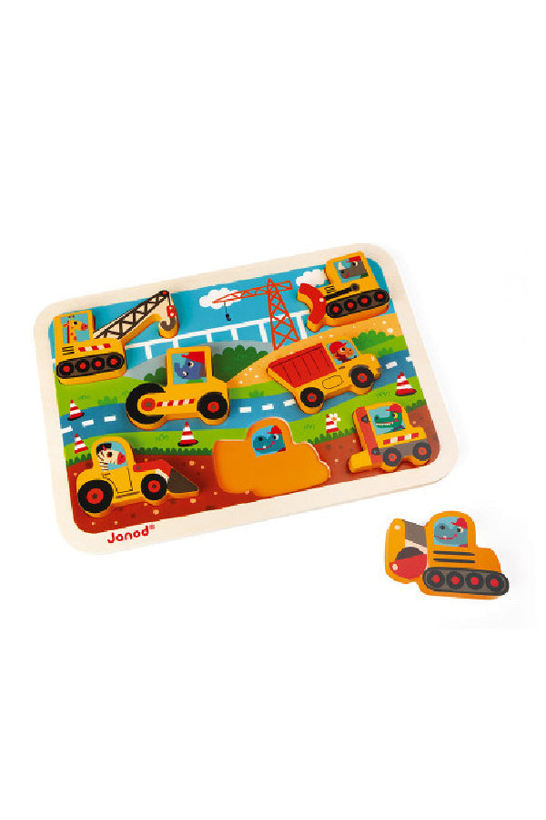 Construction Site Chunky Puzzle
