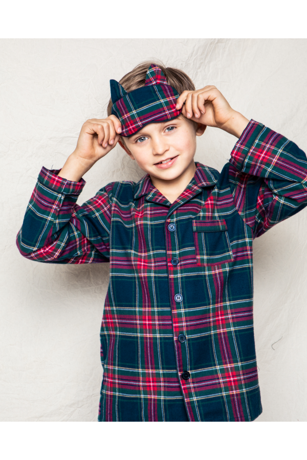 Windsor Tartan Kitty Eye Mask