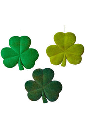 Flocked Shamrock - Large