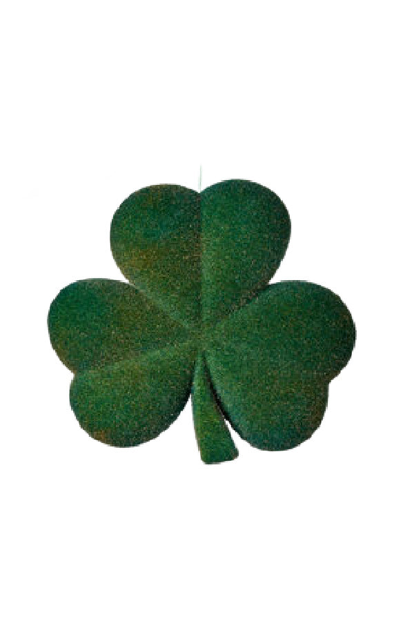 Flocked Shamrock - Large