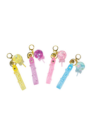 Floaty Lollipop Keychain with Strap