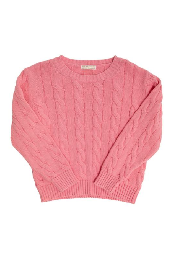 Crawford Crewneck - Hamptons Hot Pink