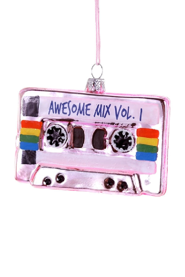 Awesome Mix Tape Ornament - Pink