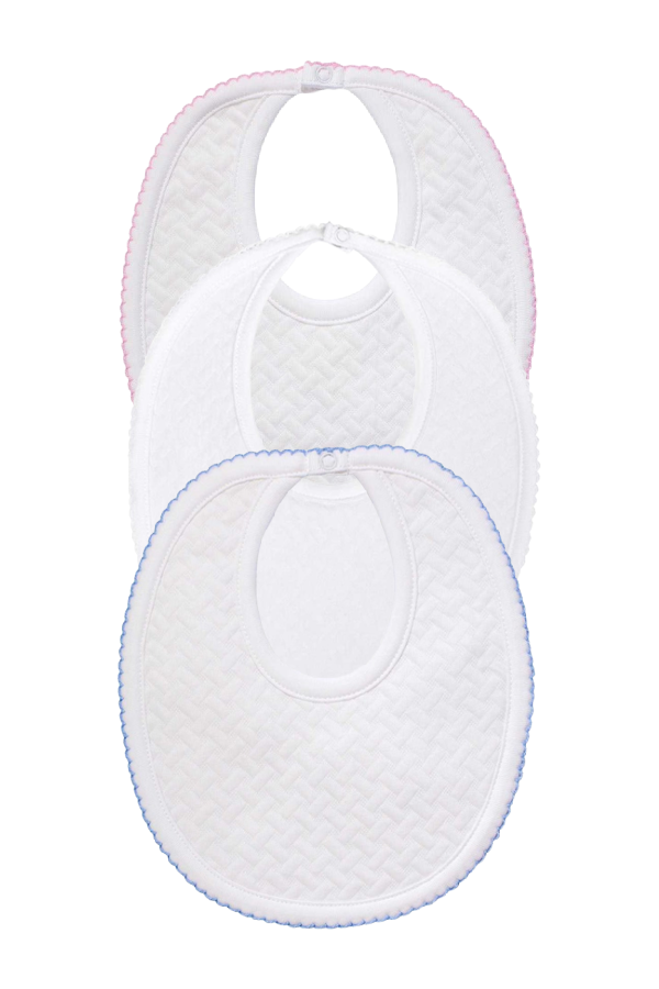 Basket Weave Baby Bib