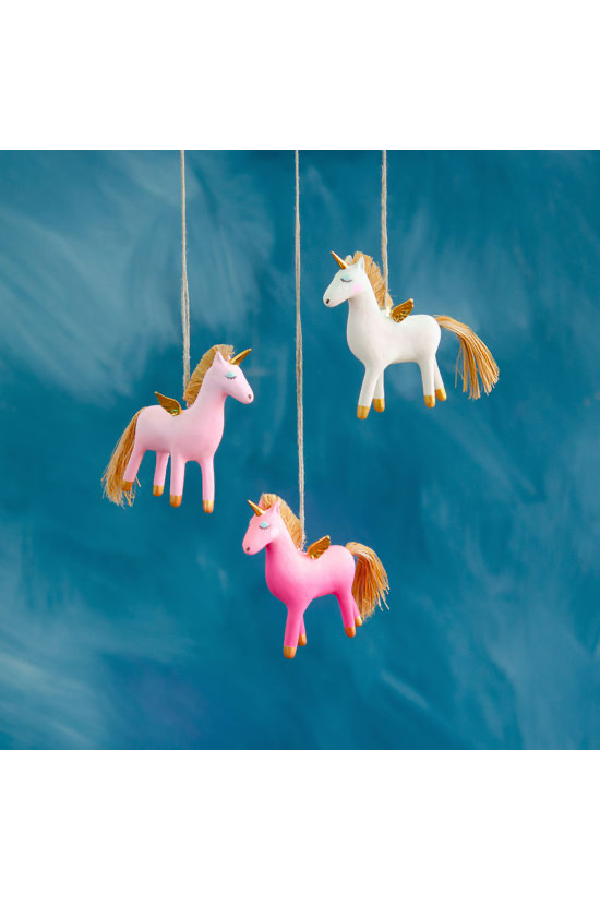 Winged Unicorn Orn Ornament