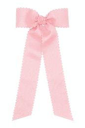 Scalloped Edge Bowtie with Streamer Tails - Medium