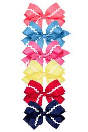 Ric Rac Adorned Grosgrain Bow - King